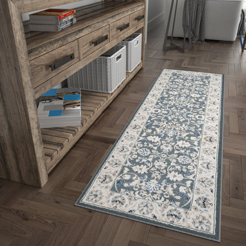 Brette Oriental Gray Area Rug